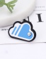 Fashion Multi-color Airplanes&clouds Decorated Brooch(3pcs)