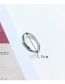 Fashion Silver Color Round Shape Decorated Ring