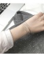 Fashion Silver Color Rhombus Shape Decorated Bracelet