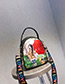 Simple Multi-color Gril Pattern Decorated Shoulder Bag