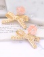 Fashion Gold Color Bowknot Shape Decorated Earrings