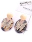 Fashion Khaki Butterfly Shape Decorated Earrings