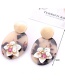 Fashion Khaki Flower Shape Decorated Earrings