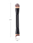 Trendy Black Flame Shape Design Cosmetic Brush(1pc)