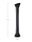 Trendy Black Oblique Shape Design Cosmetic Brush(1pc)
