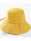 Fashion Beige Pure Color Design Fisherman Hat