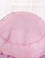 Fashion Pink Bowknot Decorated Foldable Anti-ultraviolet Hat