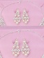Fashion Silver Color+white Pearl Decorated Jewelry Set (3 Pcs )