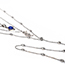 Elegant Antique Silver Tassel Decorated Multi-layer Necklace