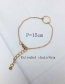 Fashion Gold Color Circular Ring Shape Decorated Bracelet