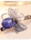 Sweet Light Purple Pearls&bowknot Decorated Hair Clip