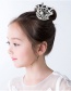 Sweet White Pure Color Design Crown Shape Child Hair Hoop