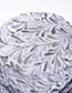 Fashion Navy Leaf Pattern Design Foldable Sunscreen Hat