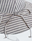 Fashion Gray Stripe Pattern Design Foldable Sunscreen Hat