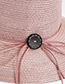 Fashion Gray Pure Color Design Sunscreen Hat