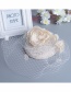 Fashion Beige Pure Color Decorated Flower Hair Accessories