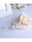 Fashion Beige Pure Color Decorated Flower Hair Accessories