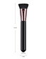 Fashion Black Flat Shape Decorated Makeup Brush(1 Pcs)