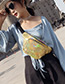 Fashion Gold Color Zipper Decorated Bag