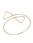 Fashion Gold Color Triangle Shape Decorated Bracelet