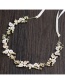 Fashion Silver Color Flower Shape Decorated Hair Band