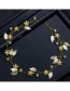 Fashion Gold Color Leaf&flower Shape Decorated Hair Accessories