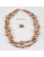 Fashion Beige Pearl Decorated Jewelry Sets