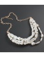 Fashion White Multi-layer Deisgn Necklace