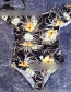 Sexy Multi-color Strappless Design Flower Pattern Swimwear