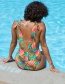 Sexy Multi-color Pineapple Pattern Decorated Swimwear