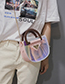 Fashion White Transparent Shape Decorated Bag(2pcs)