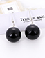 Fashion Red Ball Shape Decorated Earrings