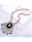 Fashion Gray Tassel Decorated Necklace