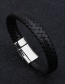 Fashion Silver Color+black Dragon Shape Decorated Bracelet