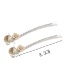 Fashion Champagne Flower Shape Decorated Hair Clip