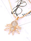 Fashion Gold Color Spider Shape Decorated Necklace