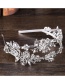 Fashion Antique Silver Flower Shape Decorated Hair Hoop