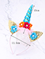 Fashion Gold Color Cat&unicorn Shape Decorated Hair Hoop