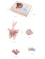 Fashion Pink Rabbit&flower Shape Decorated Hair Band (10 Pcs )
