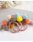Fashion Red+white+gray Flower Shape Decorated Hair Band