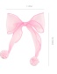 Fashion Pink Bowknot Shape Decorted Hair Clip
