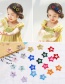 Fashion Olive Green Star Shape Decorated Hair Clip