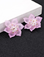 Elegant Light Pink Beads&flower Decorated Jewelry Sets