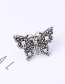 Elegant Silver Color Butterfly Shape Design Simple Ring