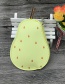 Lovely Yellow+green Pineapple Shape Design Color Matching Wallet