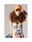 Fashion Multi-color Cartoon Eyes Decorated Long Necklace