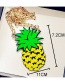 Fashion Yellow Pineapple Pendant Decorated Necklace