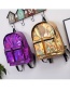Fashion Gold Color Pure Color Design Travelling Bag