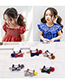 Lovely Claret Red Bowknot&diamond Decorated Child Hair Band(3pcs)