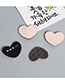 Lovely Gray Pure Color Design Heart Shape Child Hair Sticky(1pc)
